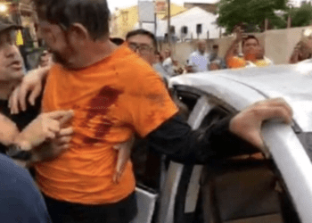 Cid Gomes baleado
