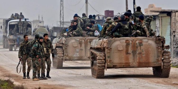 Exército da Síria em Aleppo