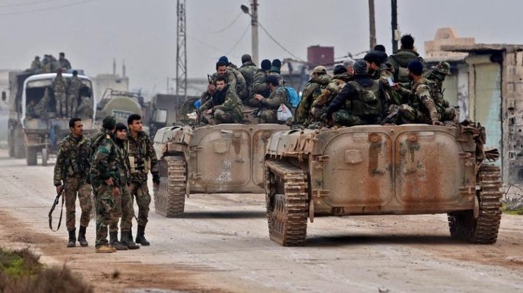 Exército da Síria em Aleppo