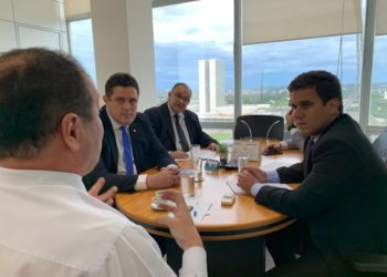 Prefeito de Campos-RJ Rafael Diniz em Brasília