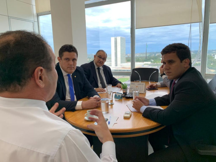 Prefeito de Campos-RJ Rafael Diniz em Brasília