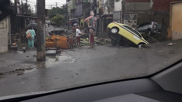 Temporal na cidade do Rio de Janeiro