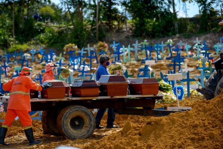 Mortes por Covid-19 no Brasil