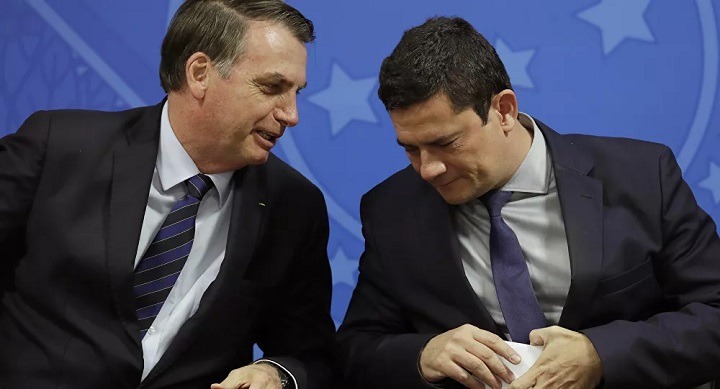Bolsonaro e Sérgio Moro
