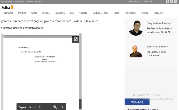 Depois da denúncia