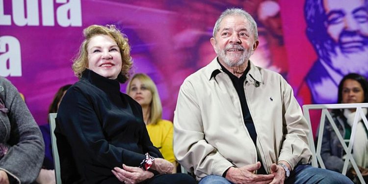 Lula e dona Marisa Letícia