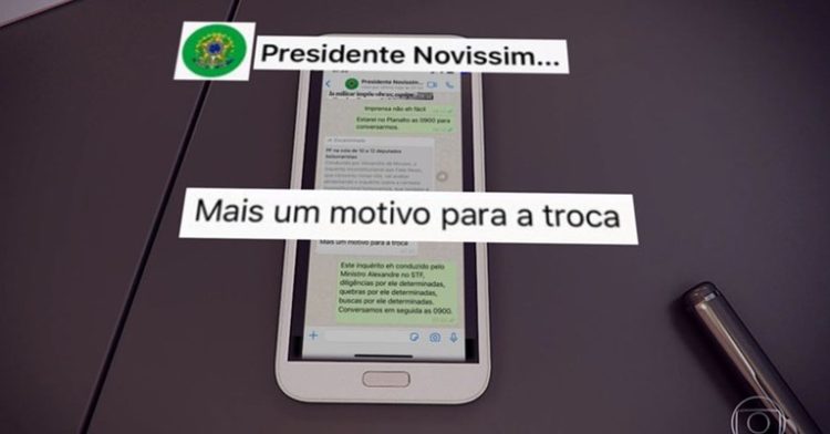 Prini da conversa de Moro com Jair Bolsonaro