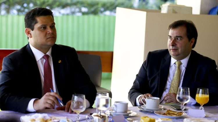 Rodrigo Maia e Alcolumbre