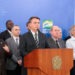 Pronunciamento de Bolsonaro contra Moro