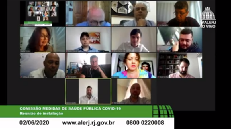Alerj - Comissão para fiscalizar medidas contra a Covid-19