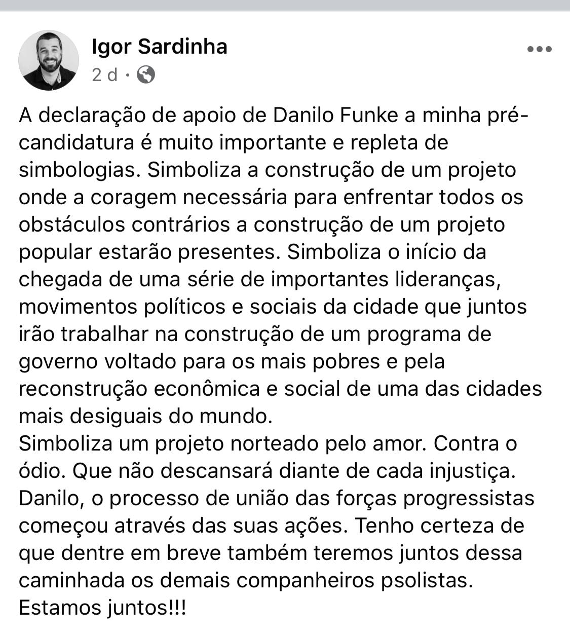 Igor Sardinha - Twitter