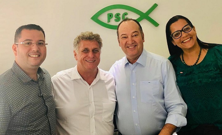 Pastor Everaldo Dias com candidatos de Quissamã-RJ