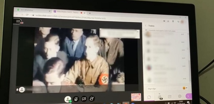 Polícia investiga grupo que invadiu aula online, ofendeu mulheres e fez apologia ao nazismo