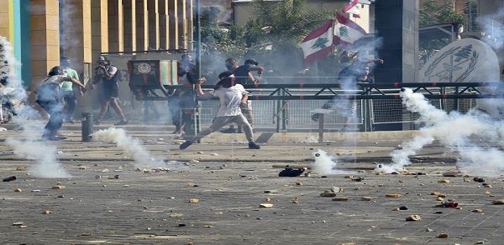 Protestos em Beirute