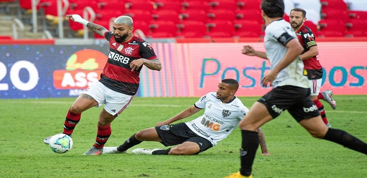Gabigol na estreia do Flamengo no Brasileirão