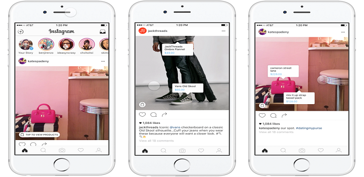 Instagram shop permite compras