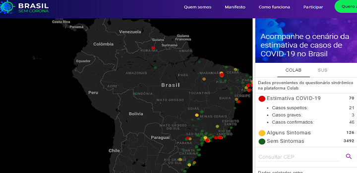 levantamento do Ministério da Saúde revela quais são as cidades do Brasil que não registraram casos de Covid-19