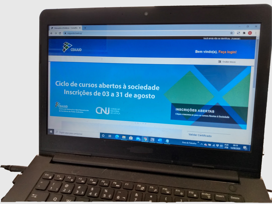 Cursos gratuitos CNJ e STF