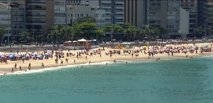 RJ REGISTRA AGLOMERAÇÃO NAS PRAIAS NA PRIMAVERA