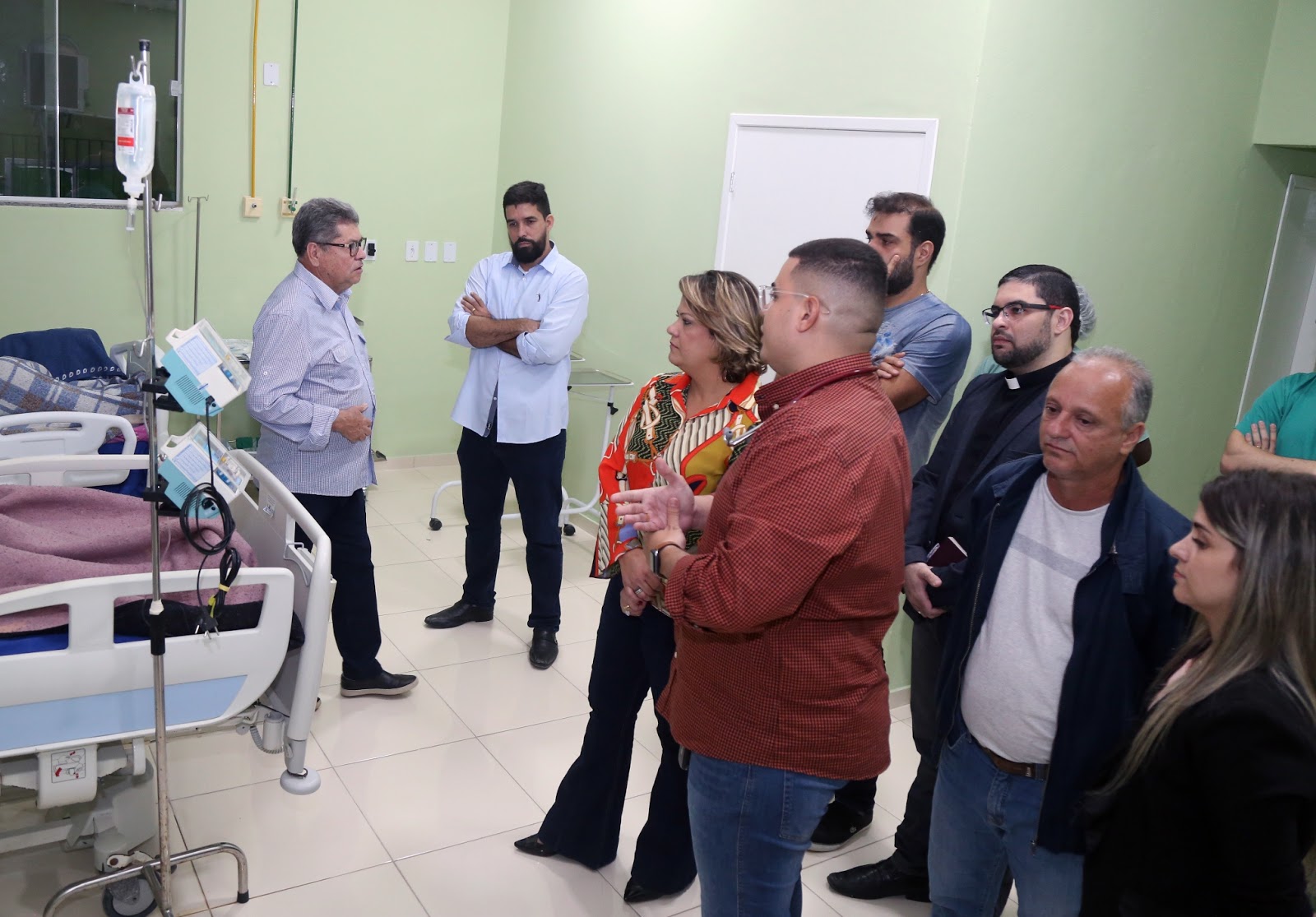 Prefeita Francimara Barbosa Lemos no Hospital Manoel Carola