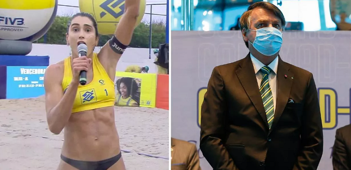 Atleta de vôlei de praia Carol Solberg foi denunciada nesta segunda-feira (28)
