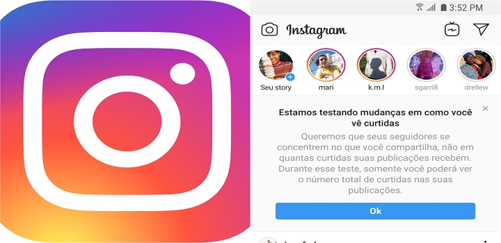 Instagram, corrige falha