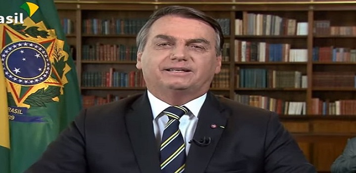 Bolsonaro em pronunciamento em cadeia nacional de rádio e TV no dia da Independência Fonte: undefined - iG @ https://ultimosegundo.ig.com.br/politica/2020-09-07/bolsonaro-exalta-forcas-amadas-e-acao-contra-sombra-do-comunismo-em-64.html