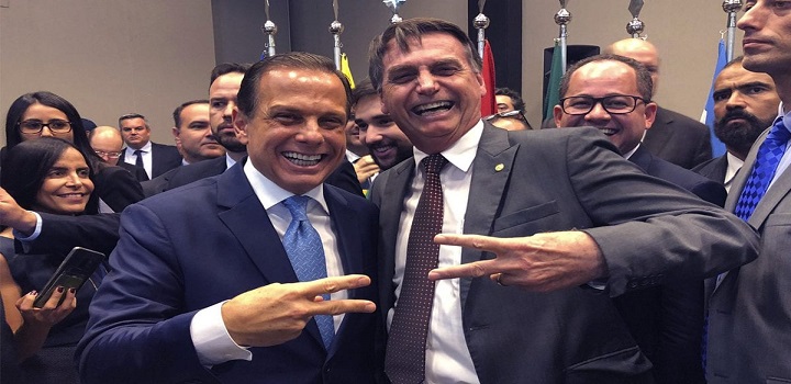 Vacina disputa Bolsonaro e Doria