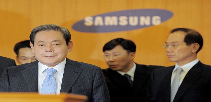 Presidente da Samsung Lee Kun Hee