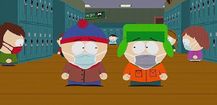 Southpark faz episódio sobre a pandemia