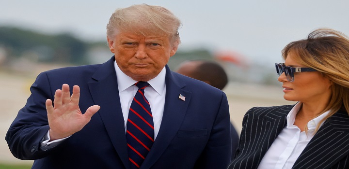 Trump tem febre e sintomas da Covid