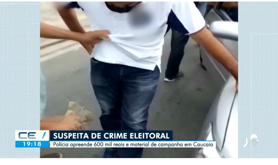 Dinheiro apreendido no Ceará