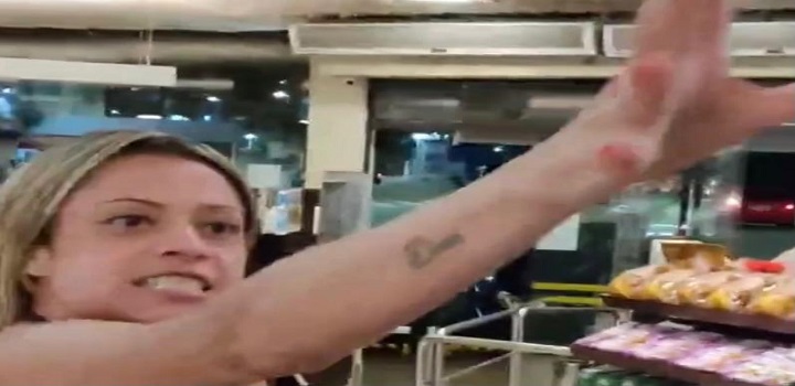 Mulher racista em padaria de SP
