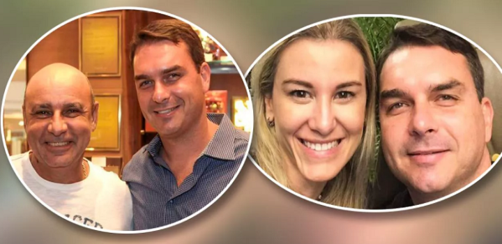 Queiros, Bolsonaro e esposa