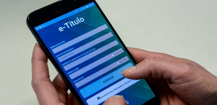 ETITULO: Eleitor pode justificar voto pelo app