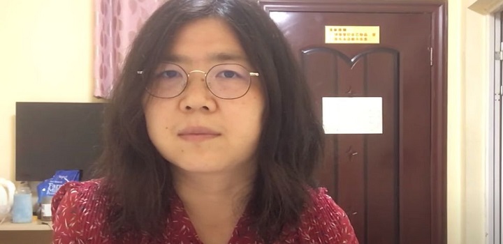 jornalista chinesa independente que noticiou o surto inicial do novo coronavírus em Wuhan, no centro da China, foi hoje condenada a quatro anos de prisão por um tribunal de Xangai