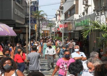 Comércio no centro de Campos dos Goytacazes