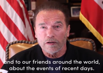 Schwarzenegger compara invasão do Capitólio a episódio nazista da Noite dos Cristais