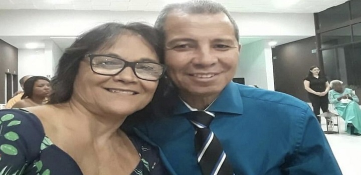 Azenate Barreto Abreu e marido