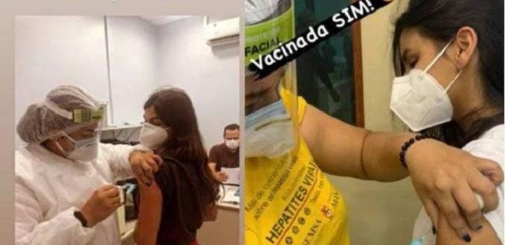 Recém-formadas em medicina e vacinadas, as gêmeas ricas Gabrielle Kirk Lins e Isabelle Kirk Lins