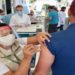 Trabalhadores vacina contra a covid -19