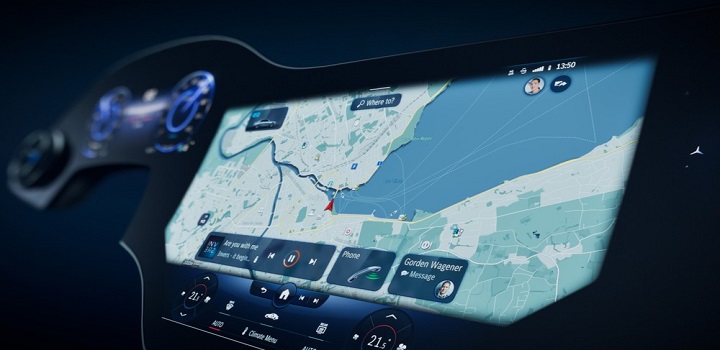 Mercedes: Hyperscreen faz parte das tecnologias da CES 2021 e estreia no fim do ano no EQS, sedã de luxo elétrico da marca