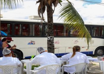 Campos testagem itinerante Covid-19