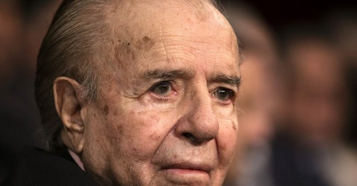 Ex-presidente da Argentina Carlos Menem