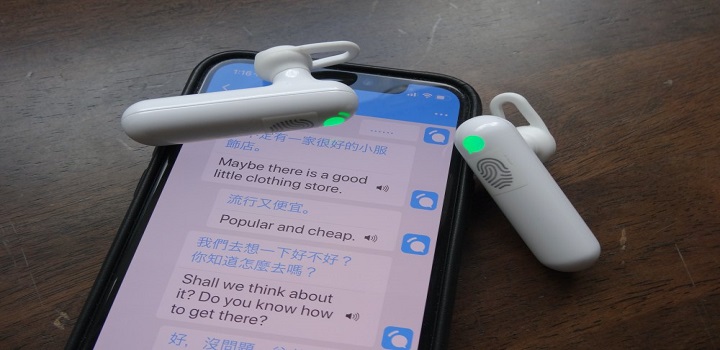 fone de ouvido Bluetooth Timekettle WT2 Edge