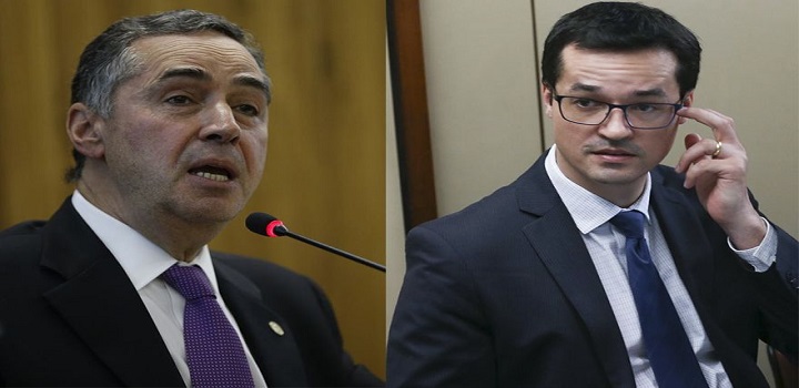 Luis Roberto Barroso e Deltan Dallagnol