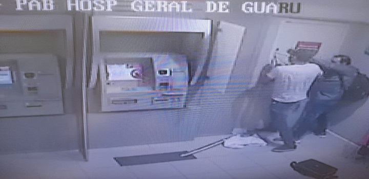aSSALTO A CAIXA ELETRONICO DO HGG