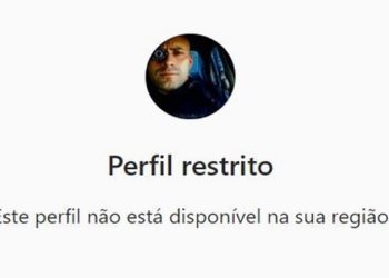 Instagram Daniel Silveira bloqueado