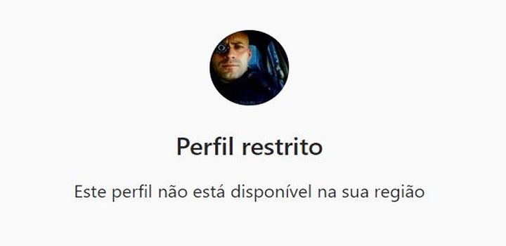 Instagram Daniel Silveira bloqueado