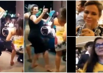 Joice Hasselman dançando